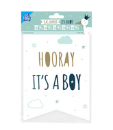 Banner Hooray It'S A Boy 6m